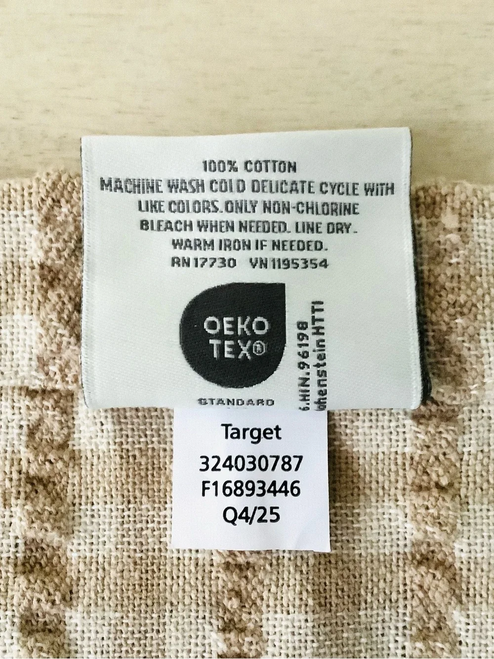 Hearth & Hand Magnolia 72” x 14” Gingham Table Runner